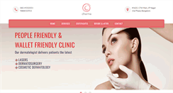 Desktop Screenshot of dermatologistbangalore.com